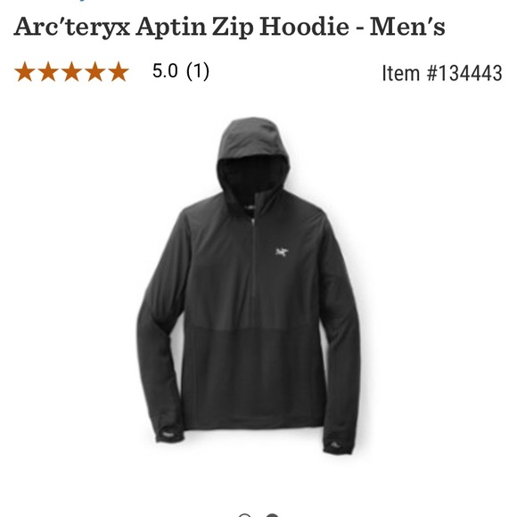 Arc’teryx Aptin zip hoody- unisex M - Picture 6 of 7